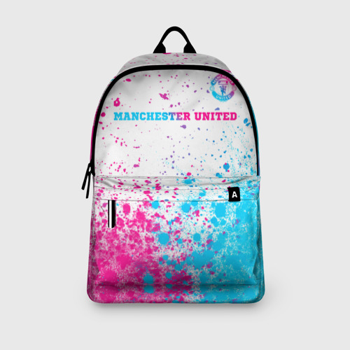 Рюкзак 3D Manchester United neon gradient style посередине - фото 4
