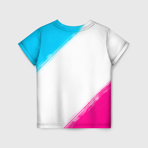 Детская футболка 3D Bayern neon gradient style, цвет 3D печать - фото 2