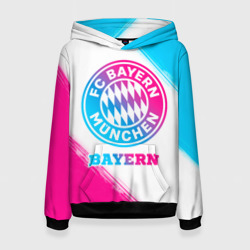 Женская толстовка 3D Bayern neon gradient style