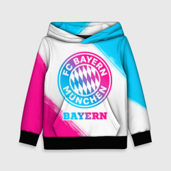 Детская толстовка 3D Bayern neon gradient style