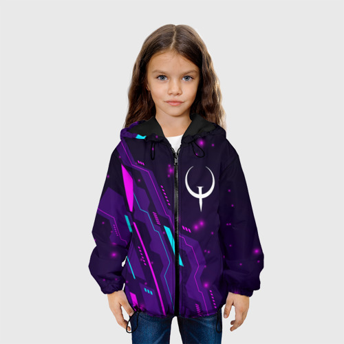 Детская куртка 3D Quake neon gaming, цвет черный - фото 4