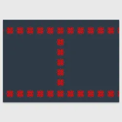 Поздравительная открытка Этно - темный