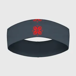 Повязка на голову 3D Этно - темный
