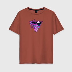 Гороскоп стрелец – Женская футболка хлопок Oversize с принтом купить со скидкой в -16%