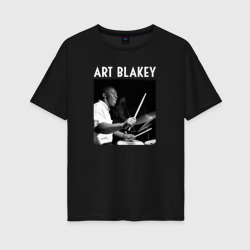 Женская футболка хлопок Oversize Jazz legend Art Blakey