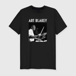 Мужская футболка хлопок Slim Jazz legend Art Blakey