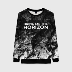 Женский свитшот 3D Bring Me the Horizon black graphite