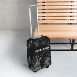 Чехол для чемодана 3D Nickelback black graphite - фото 2