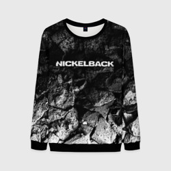 Мужской свитшот 3D Nickelback black graphite