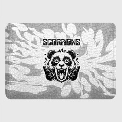 Картхолдер с принтом Scorpions рок панда на светлом фоне - фото 2