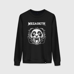 Женский свитшот хлопок Megadeth rock panda