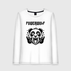 Женский лонгслив хлопок Powerwolf - rock panda