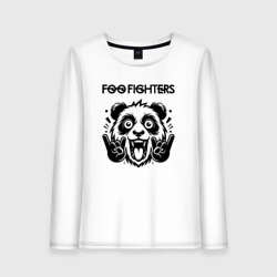 Женский лонгслив хлопок Foo Fighters - rock panda