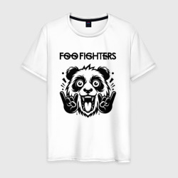 Мужская футболка хлопок Foo Fighters - rock panda