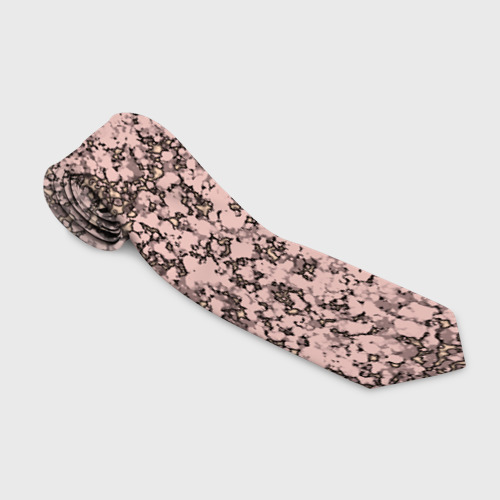 Галстук 3D Светло-розовый текстура камень