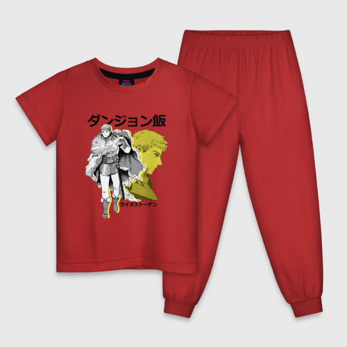 Детская пижама хлопок с принтом Лайос Торден - Подземелье вкусностей, вид спереди #2