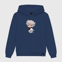 Женская толстовка хлопок Гинтама Гинтоки Саката Самурай