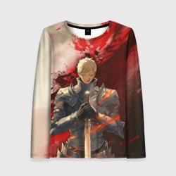 Женский лонгслив 3D Подземелье вкусностей - Лайос рыцарь