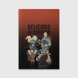 Обложка для паспорта матовая кожа Delicious in Dungeon