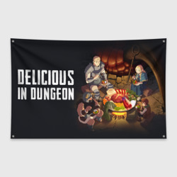 Флаг-баннер Characters - Delicious in Dungeon