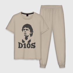 Мужская пижама хлопок Maradona dios