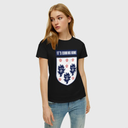 Женская футболка хлопок Англия возвращается домой - фото 2