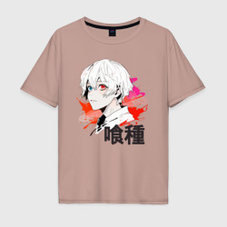 Аниме персонаж парень – Мужская футболка хлопок Oversize с принтом купить со скидкой в -16%