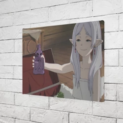 Холст прямоугольный Sousou no Frieren Фрирен ехидная улыбка - фото 2