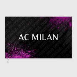 Флаг 3D AC Milan pro football по-горизонтали