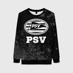 Женский свитшот 3D PSV sport на темном фоне