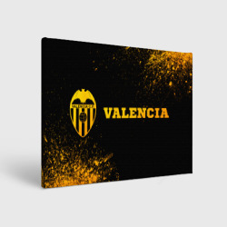 Холст прямоугольный Valencia - gold gradient по-горизонтали