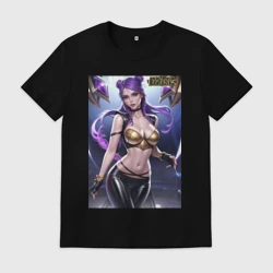 Мужская футболка хлопок Akali  Kda League Of Legends