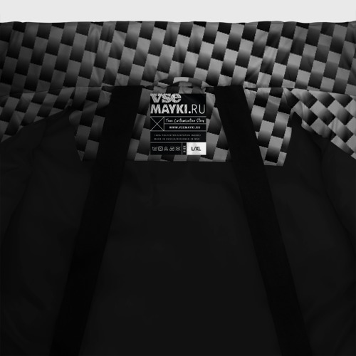 Мужская зимняя куртка 3D Jaguar sport carbon, цвет черный - фото 7