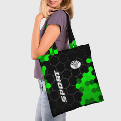 Шоппер 3D Daewoo green sport hexagon - фото 2