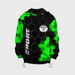 Детская куртка 3D Daewoo green sport hexagon