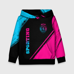 Детская толстовка 3D Sporting - neon gradient вертикально