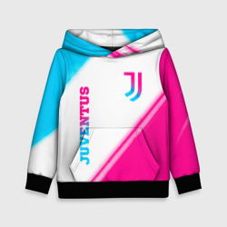 Детская толстовка 3D Juventus neon gradient style вертикально