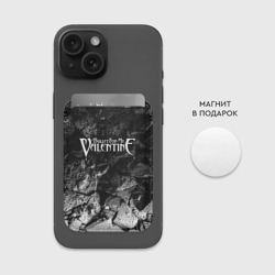Картхолдер Magsafe магнитный Bullet For My Valentine black graphite - фото 2