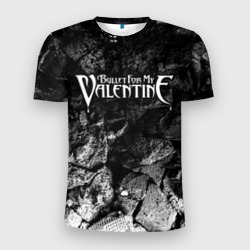 Мужская футболка 3D Slim Bullet For My Valentine black graphite