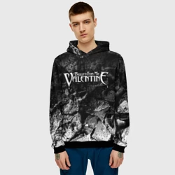 Мужская толстовка 3D Bullet For My Valentine black graphite - фото 2