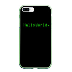 Чехол для iPhone 7Plus/8 Plus матовый Hello world