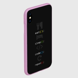 Чехол для iPhone XS Max матовый Будни программиста - фото 2