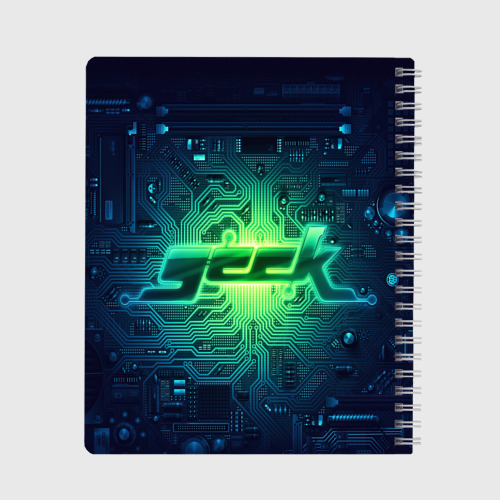 Тетрадь Geek PC mainboard   , цвет точка - фото 2