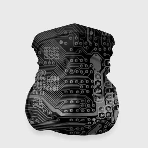 Бандана-труба 3D Микросхема плата