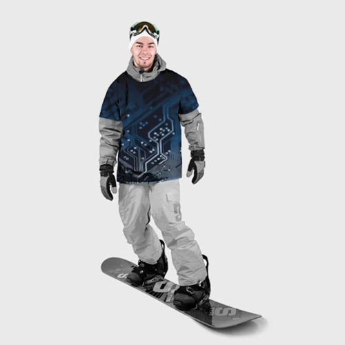 Накидка на куртку 3D Дорожки платы