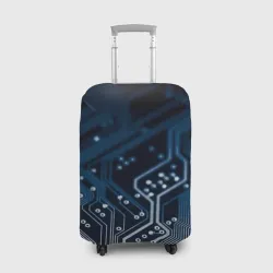 Чехол для чемодана 3D Дорожки платы