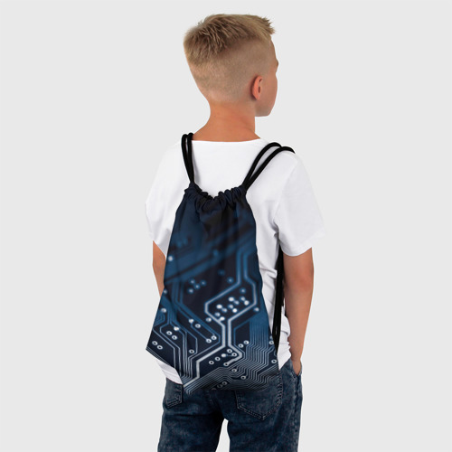 Рюкзак-мешок 3D Дорожки платы - фото 4