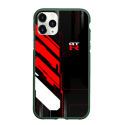 Чехол для iPhone 11 Pro матовый Nissan GTR - Cyber