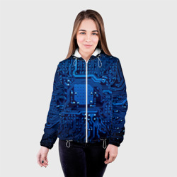 Женская куртка 3D Текстолит   - фото 2