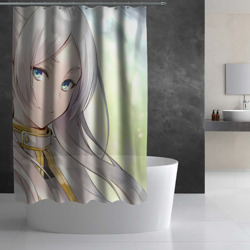 Штора 3D для ванной Sousou no Frieren Фрирен beautiful - фото 2